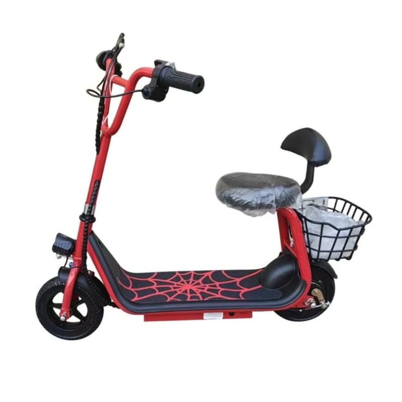 Spider Electric Scooter for Kids – With Seat & Basket - Image 2
