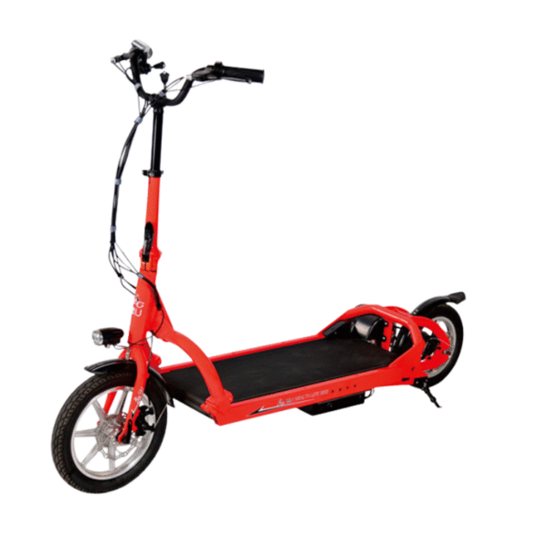 Red Steel Folding Electric Walking Scooter
