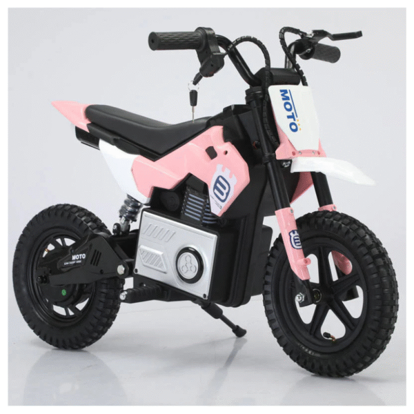 Kids Electric X Lithium 36V CrossD irt Bike – Pink MOTO Edition - Image 2