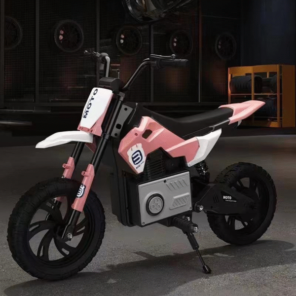 Kids Electric X Lithium 36V CrossD irt Bike – Pink MOTO Edition - Image 3