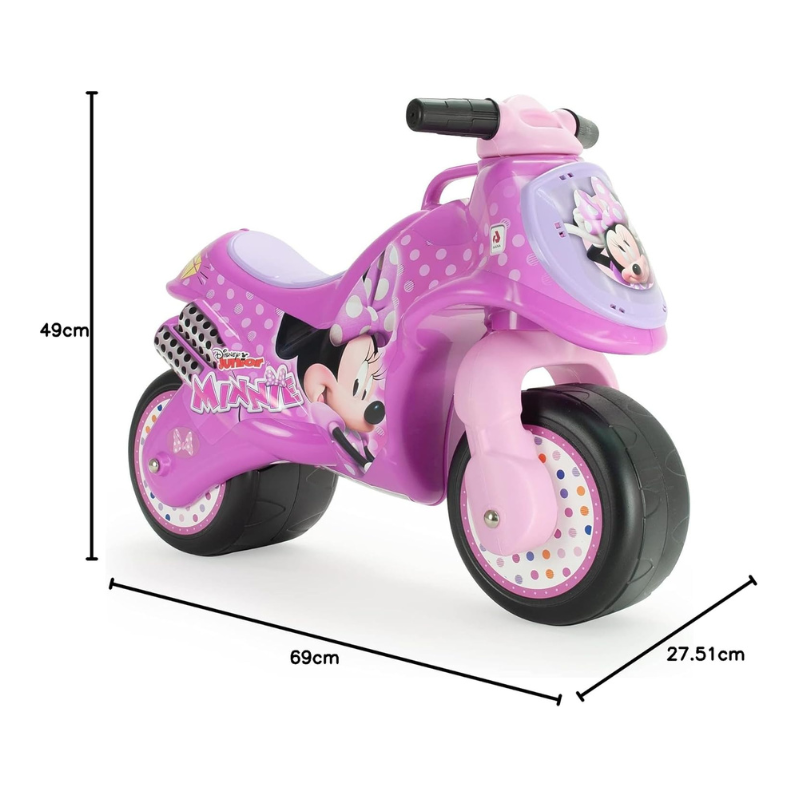 INJUSA - Minnie Mouse Neox Ride On Scooter Pink - Image 4