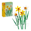 LEGO Icons Creator Daffodils Set 216pcs - Engaging Artificial Flower Kit, Ages 8 Years