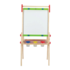 All-In-One Easel With Paper Roll Whiteboards - White/Green/Blue