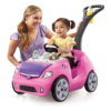 Step2 Whisper Ride II Pink Kids Pushing Car