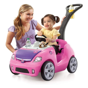Step2 Whisper Ride II Pink Kids Pushing Car