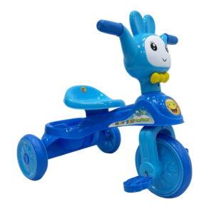 New Tricycle for Kids Trike Baby Carrier Rear Basket Blue and Pink