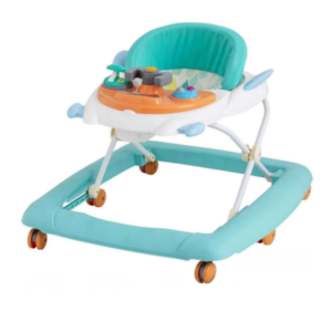 Baby Activity Walker with Music Tray & Adjustable Height – Pink - Image 2