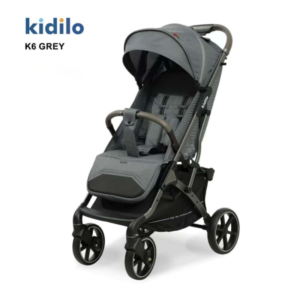 Lightweight Foldable Pushchair with Adjustable Canopy & Safety Harness