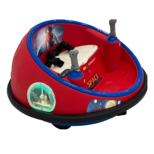 Electric Space Bumper Car for Kids with Parental Remote Control 360° Spin