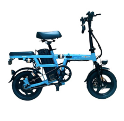 Foldable - Electric Scooter with Seat & Front Basket  for Adults & Teens