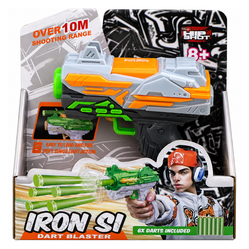 Zuru X Shot Hurricane Clip Blaster with 12 Foam Darts - 3693