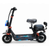Electric Scooter with Seat – Foldable Adult E-Scooter with LED Lights and Suspension