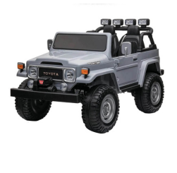 Toyota -  Licensed Land Cruiser Fj40 Electric Ride-On Car - 24V - Grey
