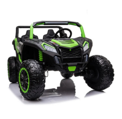 Electric Ride-On Car 12V – 2 Seater Racing UTV with Remote Control (Green)