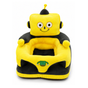 Yellow Robot Baby Support Sofa Seat – Plush Infant Learning Chair