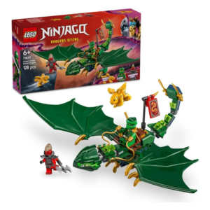 LEGO® NINJAGO Lloyd’s Green Forest Dragon 71829 Building Set for Kids (128 Pieces)