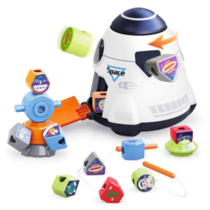 Hola – Magic Toy Spaceship Shape Sorter Building Set for Kids
