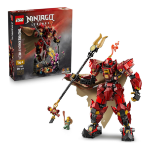 LEGO NINJAGO Legends The Fire Knight Mech Building Set 71846 – 996 Pieces | Ages 14+