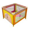 Colorful Baby Playpen Safety Play Yard – Foldable Mesh Playpen for Babies & Toddlers