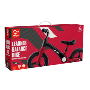 Hape Learner Balance Bike for Kids 3-6 Years – Adjustable Toddler Training Bike | Red - Image 5