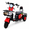 48V Electric Tricycle Scooter with Front & Rear Basket | 3-Wheel Rechargeable E-Bike