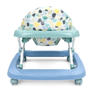 Burbay Baby Walker with Interactive Activity Tray – Blue & Green - Image 2