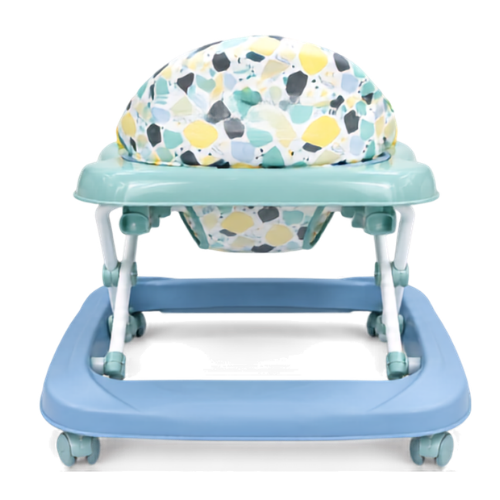 Burbay Baby Walker with Interactive Activity Tray – Blue & Green - Image 2