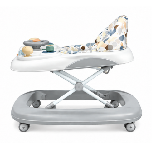 Londony Baby Walker with Activity Tray – Adjustable Height & Smooth Wheels - Image 2