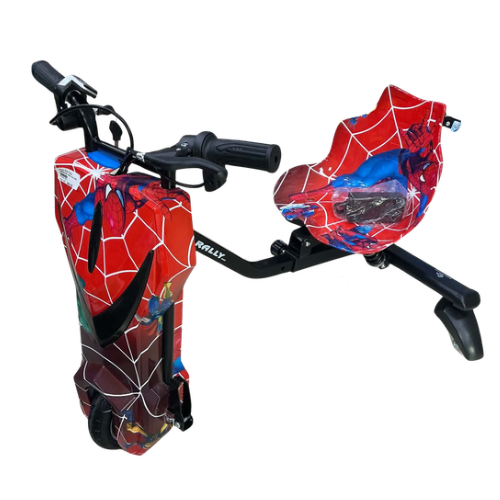 Kids Electric Drift Scooter – Spider-Man Design Ride-On Drift Bike