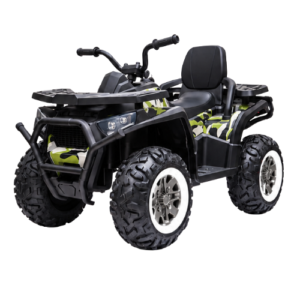 Kids Electric Quad Bike Army Camouflage – 4-Wheel Off-Road Ride-On ATV