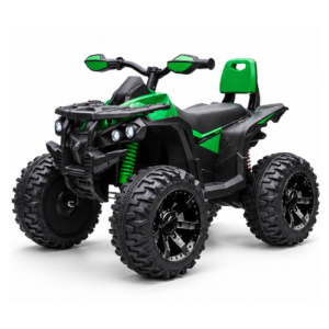 Kids Electric Quad Bike – Green and Black Off-Road ATV