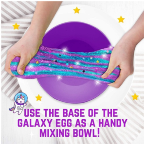 GirlZone Slime Surprise Egg – Galaxy Slime Kit with Glow-in-the-Dark Accessories - Image 4