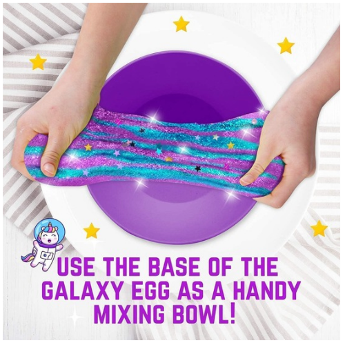 GirlZone Slime Surprise Egg – Galaxy Slime Kit with Glow-in-the-Dark Accessories - Image 4