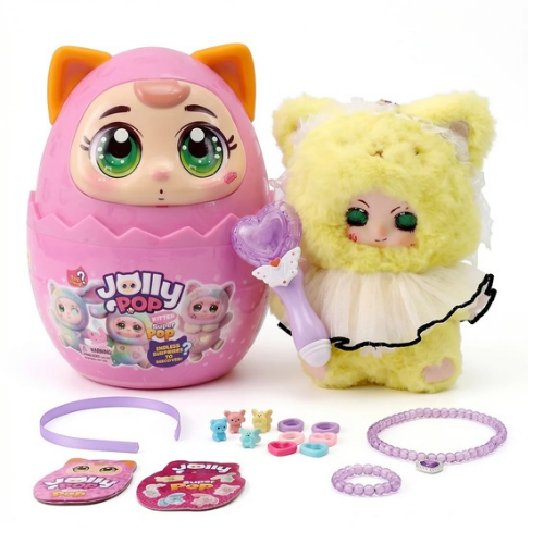 Jolly Pop Kitten Surprise Egg – Cute Collectible Doll with Surprise Accessories