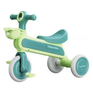 Kappa Happy Baby Tricycle – Grey & Rose Gold Kids’ Ride-On Trike - Image 3