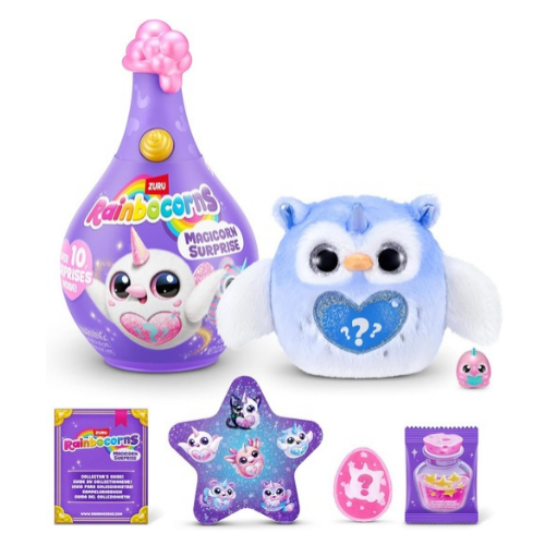 ZURU Rainbocorns Magicorn Surprise – Plush Toy with 10+ Surprises - Image 2