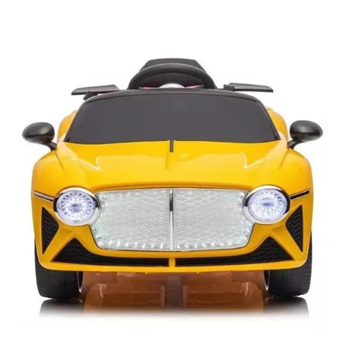 Kids Electric Ride-On Sports Car – Yellow Luxury Style Battery Powered Car - Image 3
