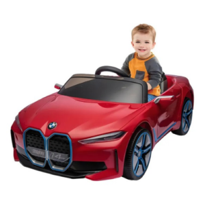 BMW i4 Style Kids Electric Ride-On Car – Red - Image 2
