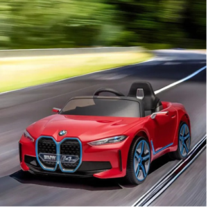 BMW i4 Style Kids Electric Ride-On Car – Red - Image 4